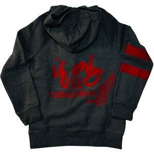 IF ONLY LIMITED EDITION “IF ONLY I CAN FLY” Red Grey Gray Hoodie